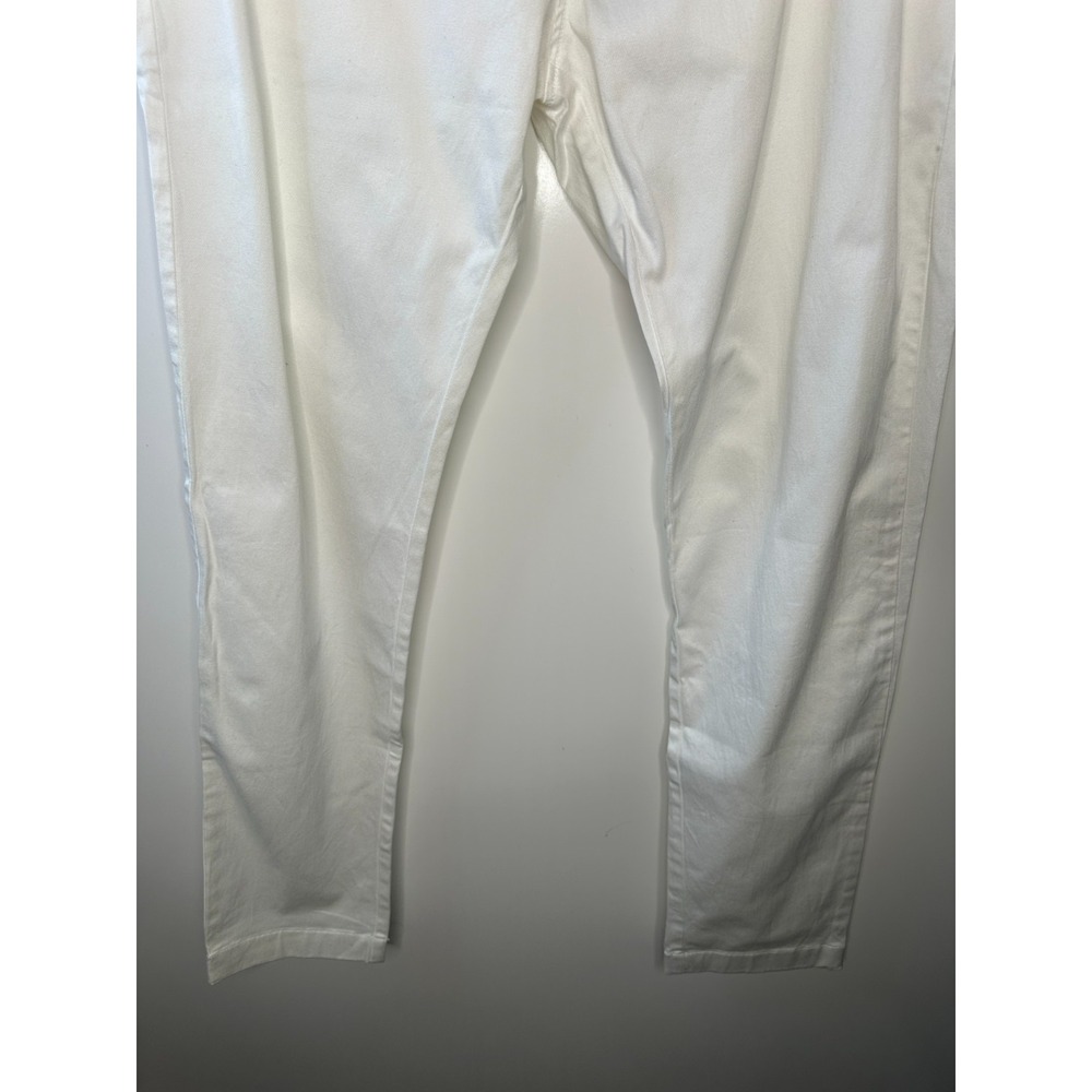 J.Crew 484 Slim-Fit Stretch Chino Pants White Men's Size 34 x 34 Casual Business - Picture 5 of 13
